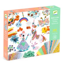 djeco knutselset - pompoms & kralen | Kinderfeestwinkel | Speelgoedwinkel | Feestwinkel | Kinderwinkel | Amsterdam