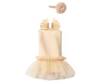 maileg ballet suit and skirt, size 1 - cream | Kinderfeestwinkel | Speelgoedwinkel | Feestwinkel | Kinderwinkel | Amsterdam