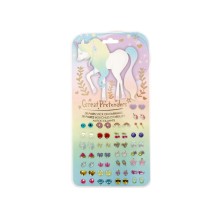 whimsical unicorn stick on earrings