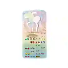 whimsical unicorn stick on earrings