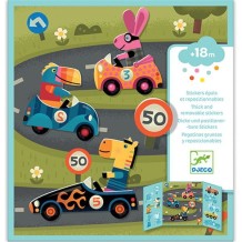 djeco stickers - auto's | Kinderfeestwinkel | Speelgoedwinkel | Feestwinkel | Kinderwinkel | Amsterdam