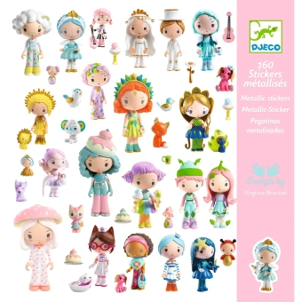 djeco stickers - tinyly metallic | Kinderfeestwinkel | Speelgoedwinkel | Feestwinkel | Kinderwinkel | Amsterdam
