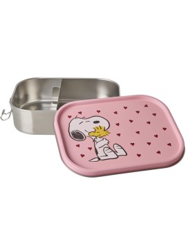 lunchbox with pink Snoopy print, large, 1400 ml | Kinderfeestwinkel | Speelgoedwinkel | Feestwinkel | Kinderwinkel | Amsterda