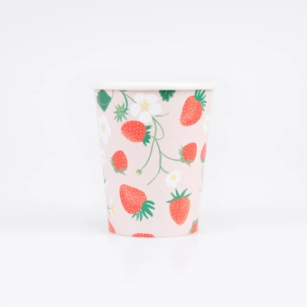 meri meri strawberry pattern cups | Kinderfeestwinkel | Speelgoedwinkel | Feestwinkel | Kinderwinkel | Amsterdam | Kinderfees