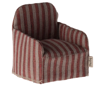 maileg chair, mouse - stripe | Kinderfeestwinkel | Speelgoedwinkel | Feestwinkel | Kinderwinkel | Amsterdam