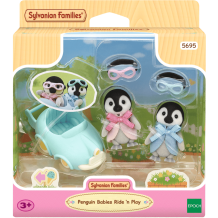 sylvanian families penquin babies ride 'n play