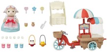 sylvanian families popcorn delivery trike