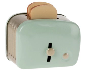 maileg miniature toaster with bread - mint | Kinderfeestwinkel | Speelgoedwinkel | Feestwinkel | Kinderwinkel | Amsterdam