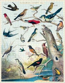 vintage puzzel - vogels (1000 st)