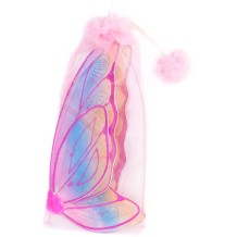 glitter rainbow wings - fuchsia