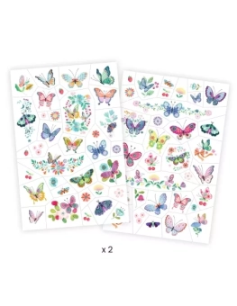 djeco tattoos - butterflies