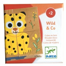 djeco houten puzzel - wild & co