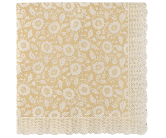 maileg napkin, flowers - yellow | Kinderfeestwinkel | Speelgoedwinkel | Feestwinkel | Kinderwinkel | Amsterdam