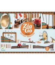 djeco zig & go kettingreactiespel - muziek (8-99 jr)