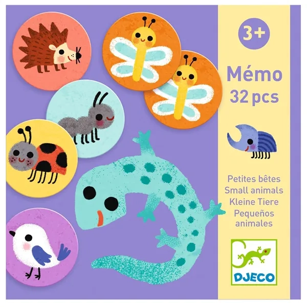 djeco memo - kleine dieren | Kinderfeestwinkel | Speelgoedwinkel | Feestwinkel | Kinderwinkel | Amsterdam