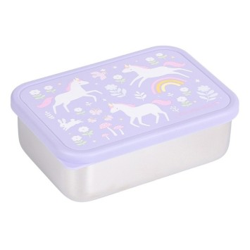rvs broodtrommel - unicorn dreams | Kinderfeestwinkel | Speelgoedwinkel | Feestwinkel | Kinderwinkel | Amsterdam