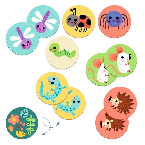 djeco memo - kleine dieren