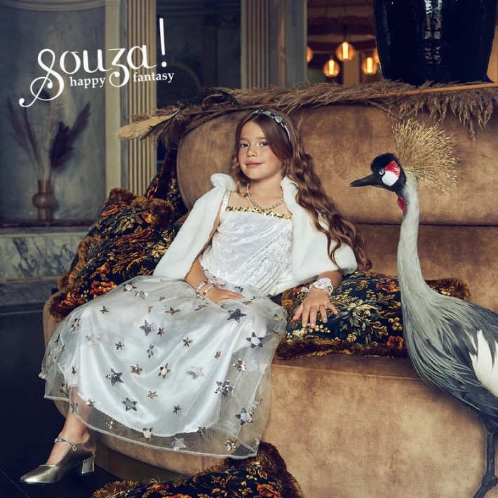 souza sterre feestjurk, 8-10 jr / 128-140 cm
