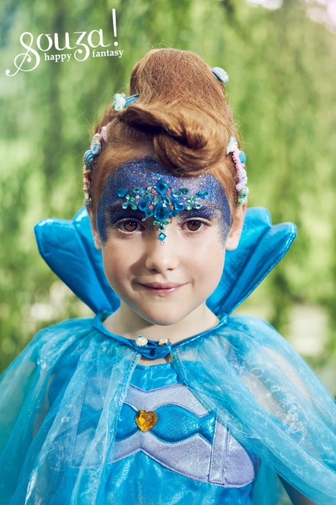 souza gezichtsieraden & glitterstickers, zeemeermin