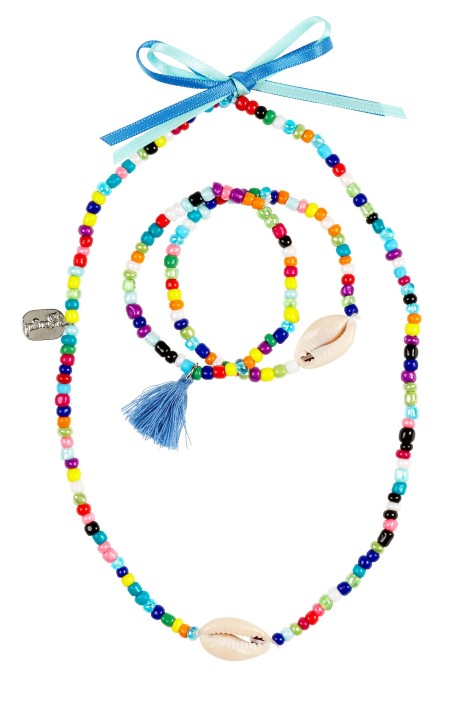 souza ketting & armbandset fernanda, schelp