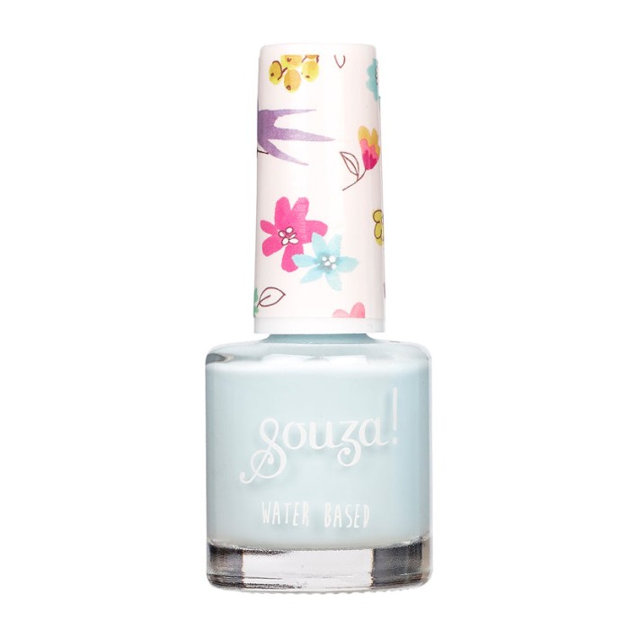 souza nail polish - light blue