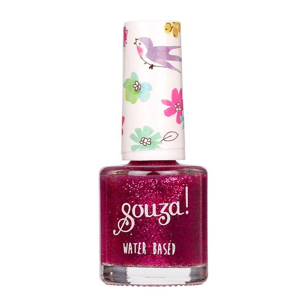 souza nagellak - transparant roze glitter