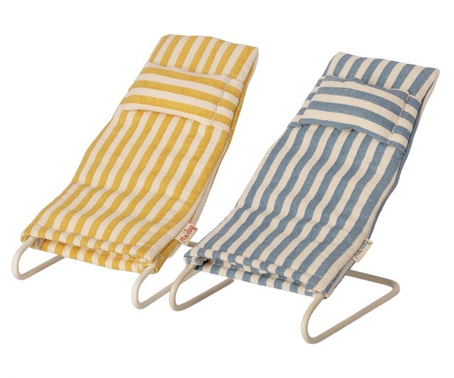 maileg beach chair set, mouse | Kinderfeestwinkel | Speelgoedwinkel | Feestwinkel | Kinderwinkel | Amsterdam
