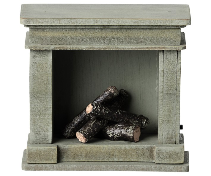 maileg miniature fireplace