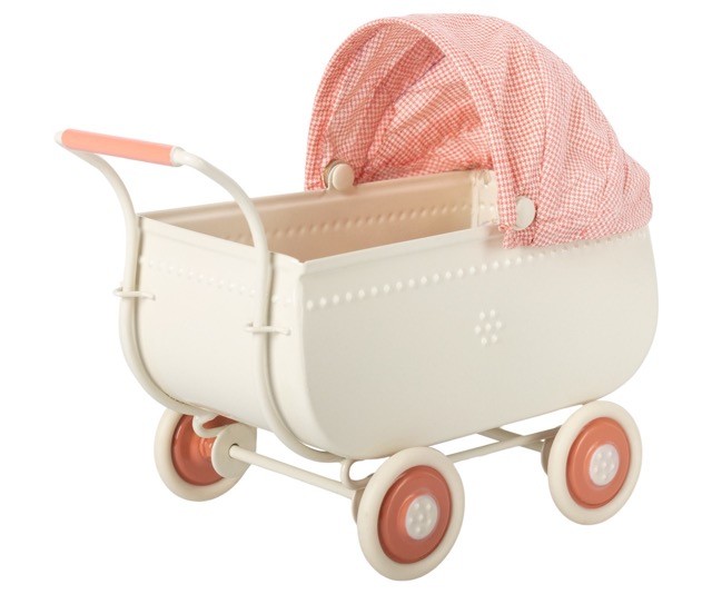 maileg pram, micro - coral