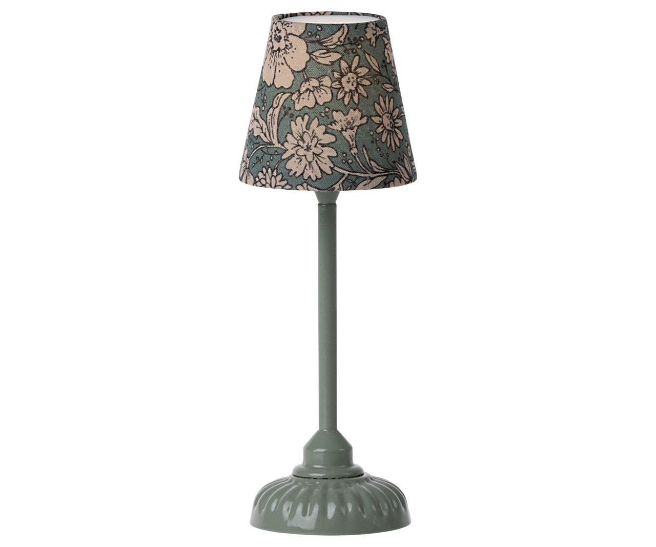 maileg vintage floor lamp, small - dark mint