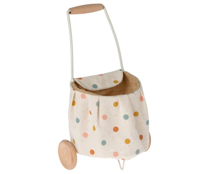 maileg trolley, mini - multi dots