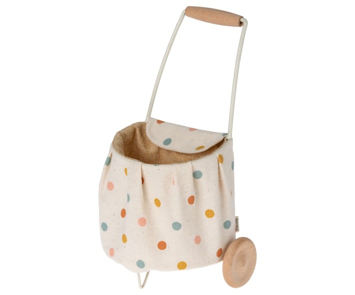 maileg trolley, mini - multi dots