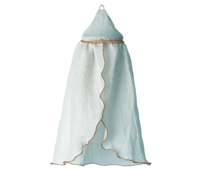 maileg miniature bed canopy - mint