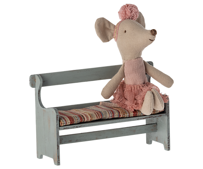 maileg bench, mouse