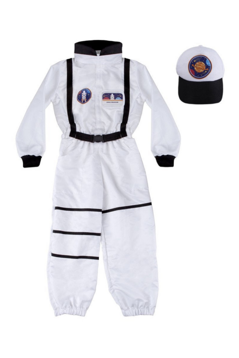 astronaut jumpsuit & hat (5-6 jr)