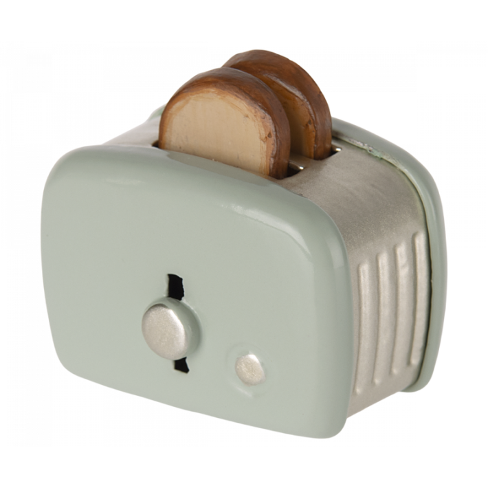 maileg toaster mouse, mint