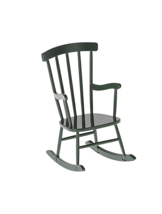 maileg rocking chair, mouse - dark green | Kinderfeestwinkel | Speelgoedwinkel | Feestwinkel | Kinderwinkel | Amsterdam