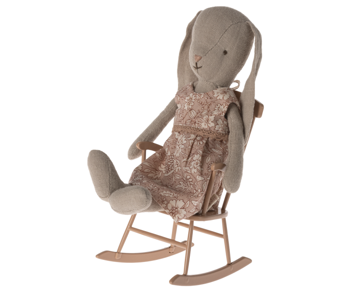 maileg rocking chair, mini - dark powder
