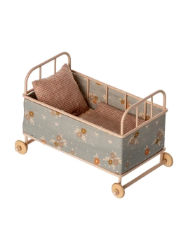 maileg cot bed, micro - powder | Kinderfeestwinkel | Speelgoedwinkel | Feestwinkel | Kinderwinkel | Amsterdam