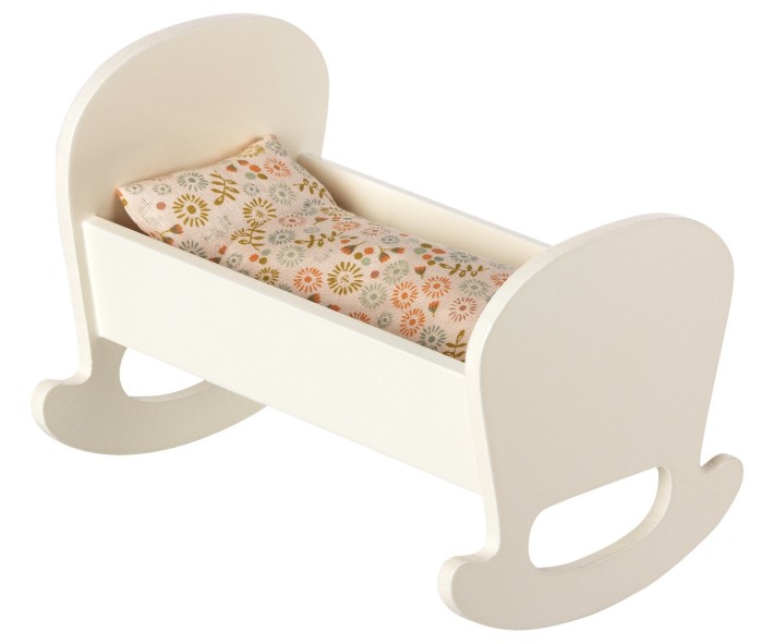 maileg cradle - white