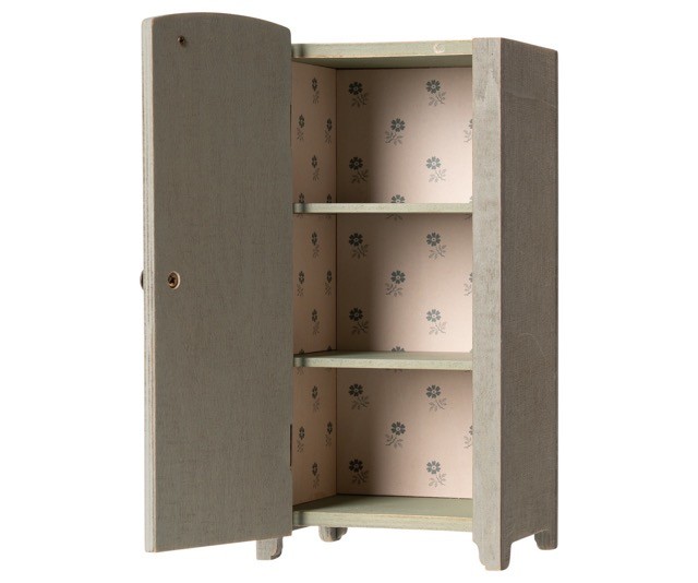 maileg vintage closet - mint/grey