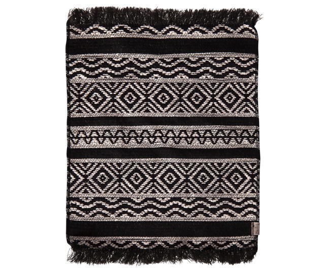 maileg rug - black/white