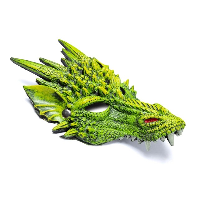 dragon mask - green