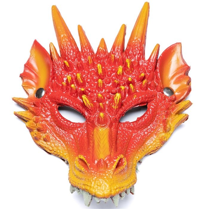 dragon mask - red