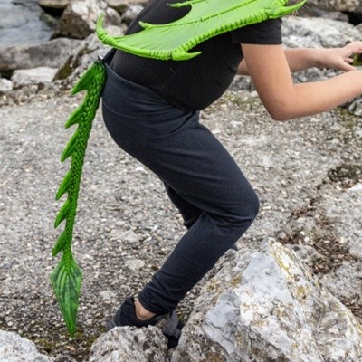 dragon tail - green