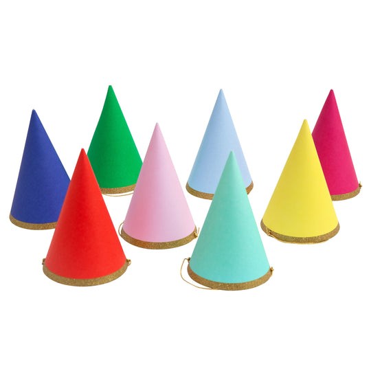 meri meri bright party hats