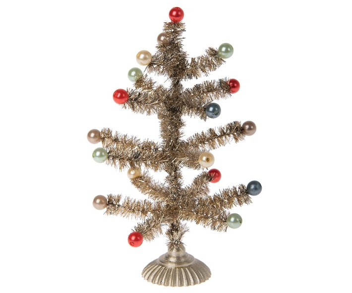 maileg christmas tree, small - gold