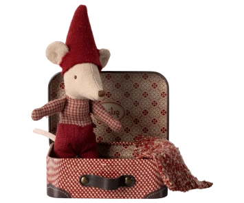 maileg christmas mouse, baby in suitcase | Kinderfeestwinkel | Speelgoedwinkel | Feestwinkel | Kinderwinkel | Amsterdam