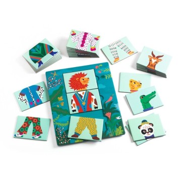 djeco mix & match puzzel - modanimo