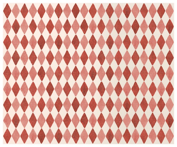 maileg giftwrap, harlequin rood - 10 m